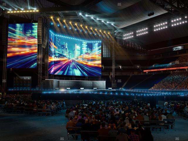 Ford Field - Section 107 Seat View