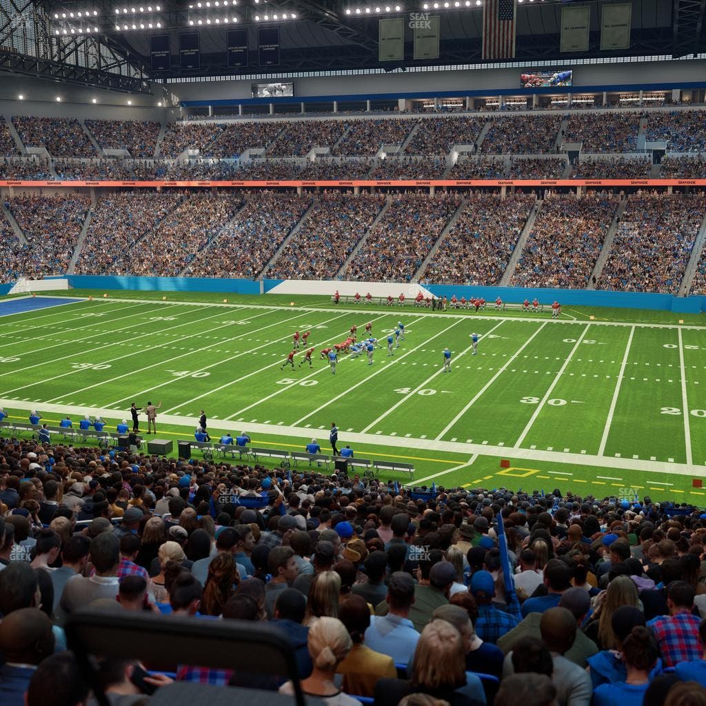 Ford Field - Section 108 Seat View