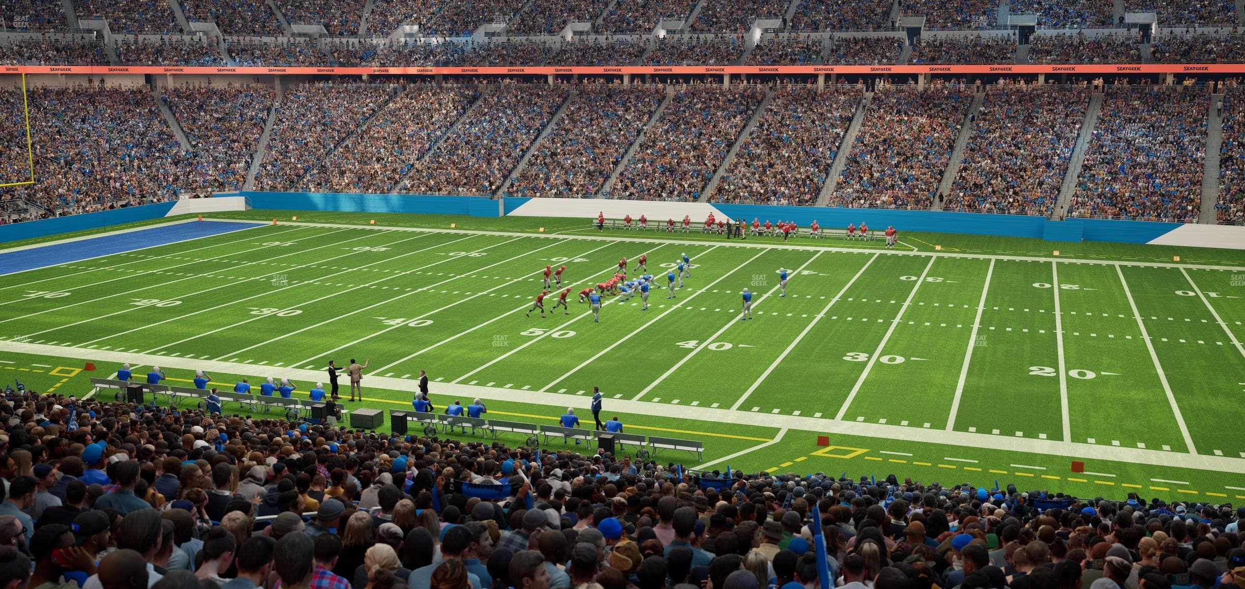 Ford Field - Section 108 Seat View