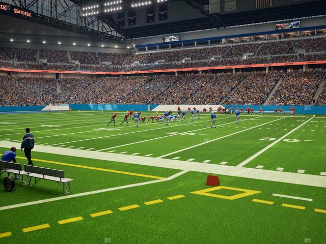 Ford Field - Section 108 Seat View