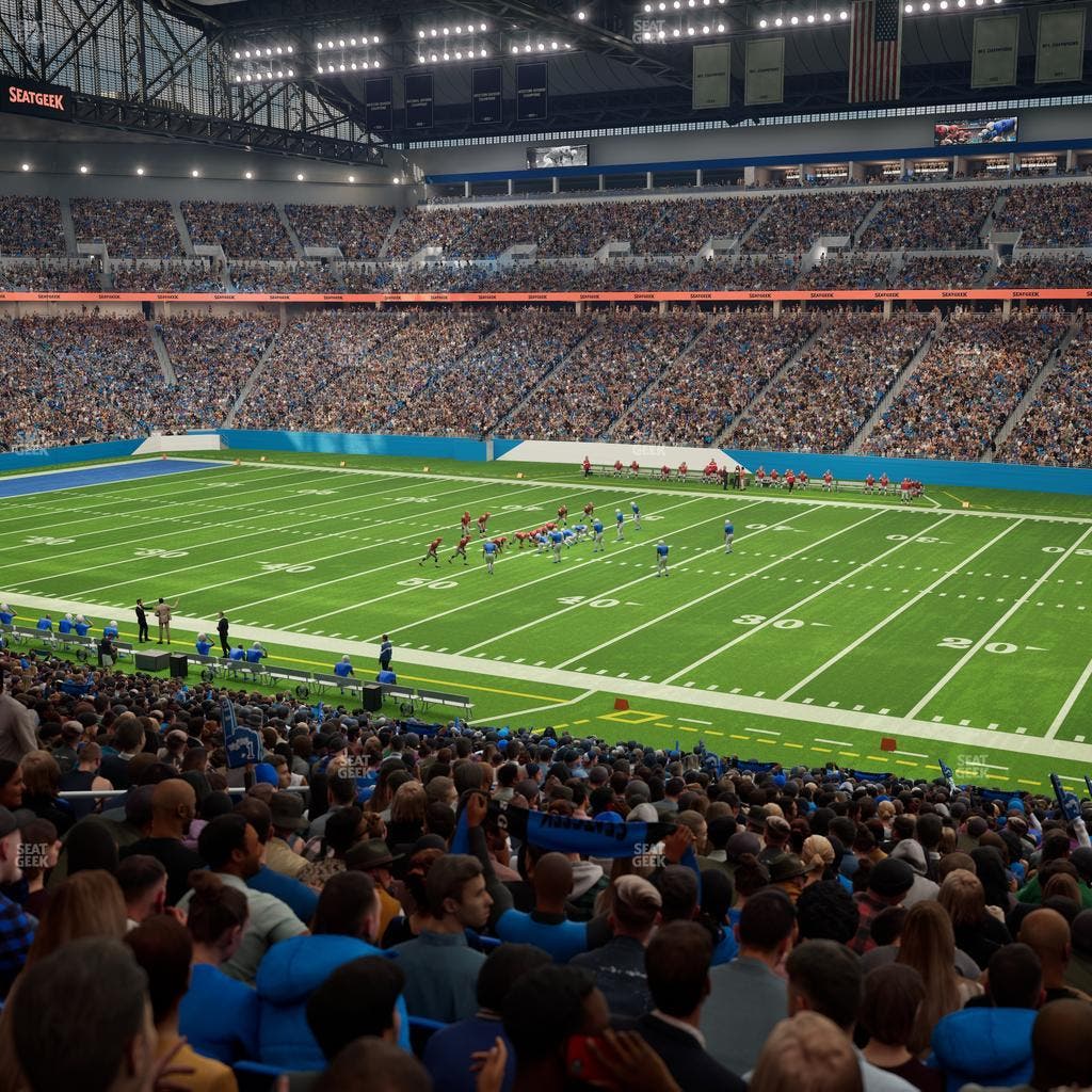 Ford Field - Section 109 Seat View