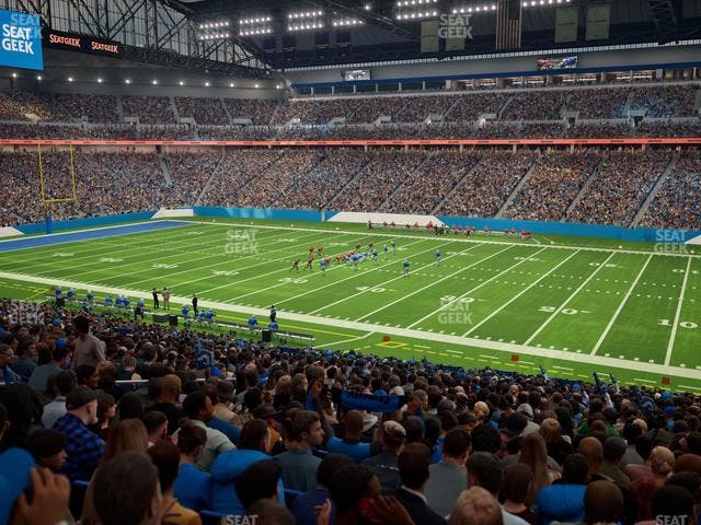 Ford Field - Section 109 Seat View