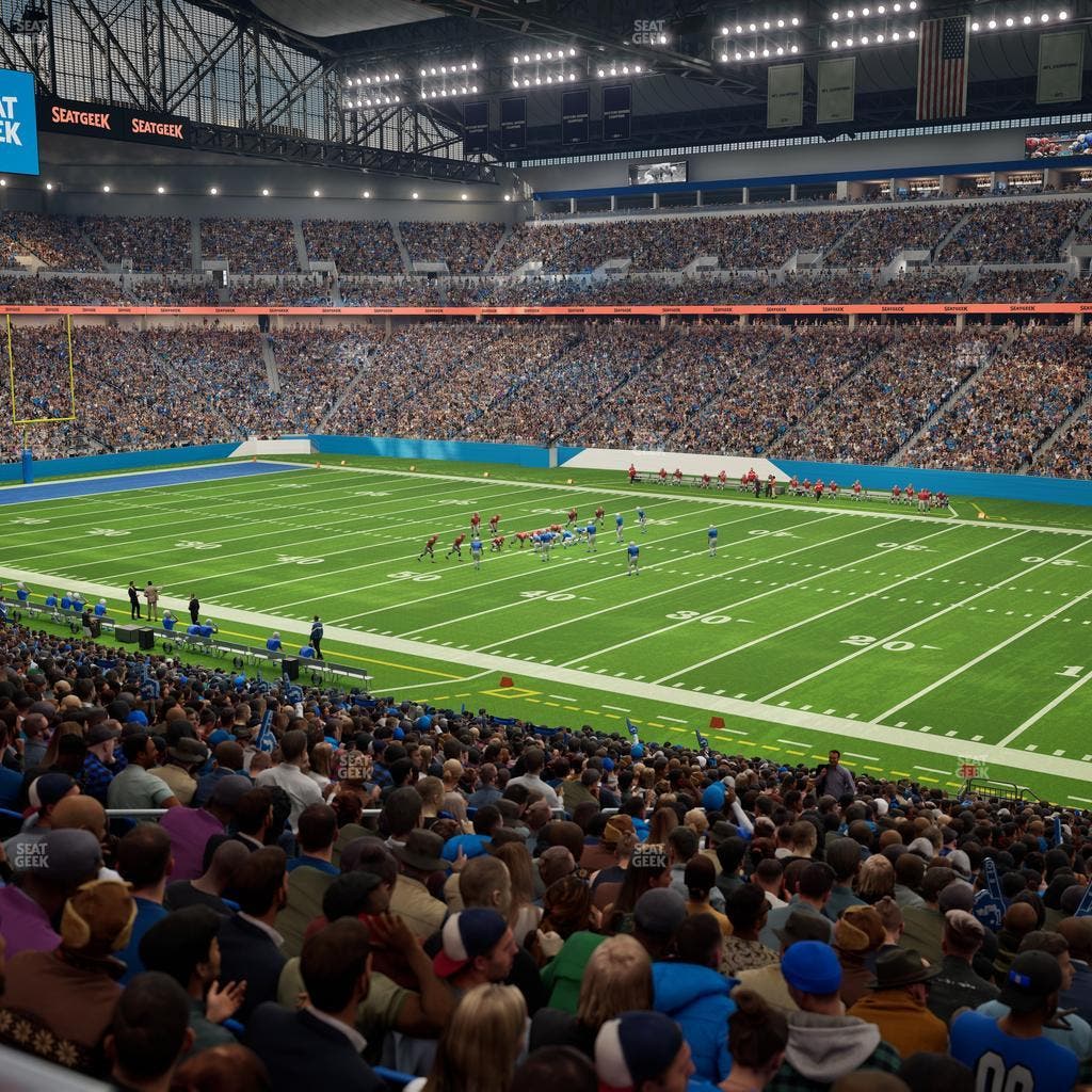 Ford Field - Section 110 Seat View