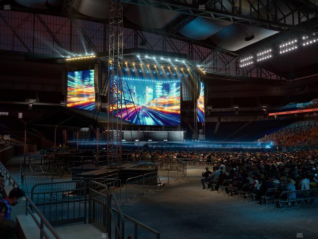 Ford Field - Section 110 Seat View