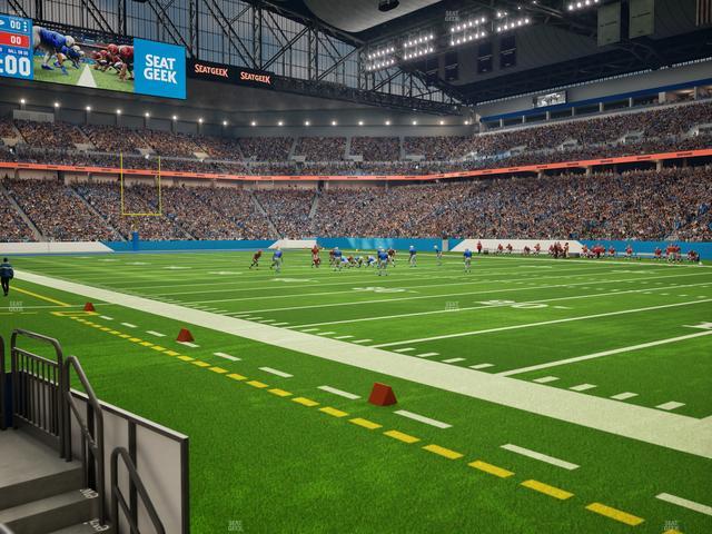 Ford Field - Section 110 Seat View