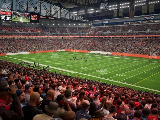 Ford Field - Section 111 Seat View