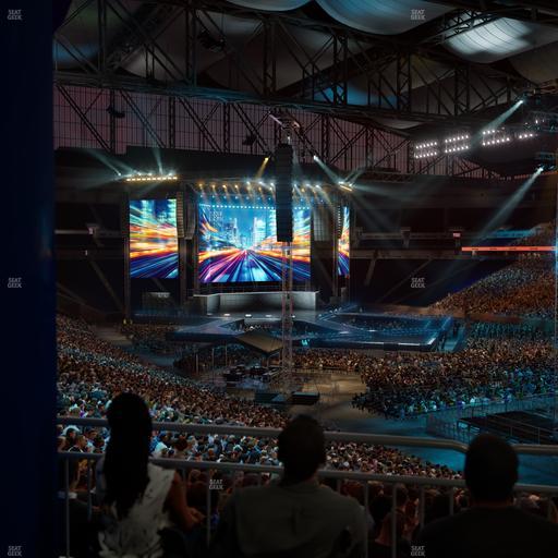 Ford Field - Section 112 Table 1 Seat View