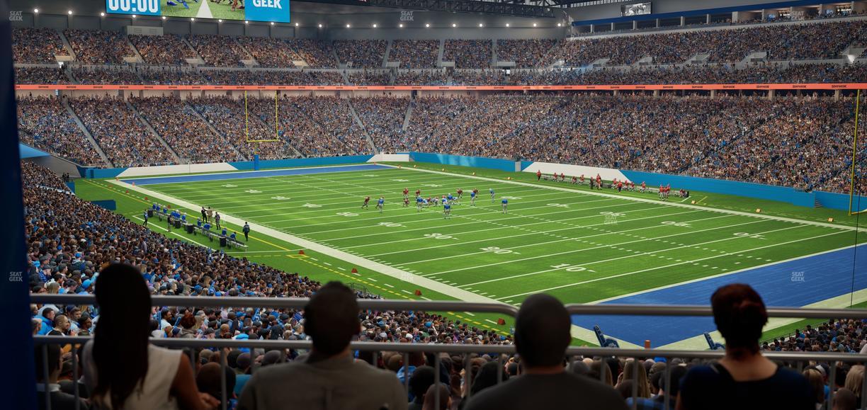 Ford Field - Section 112 Table 1 Seat View