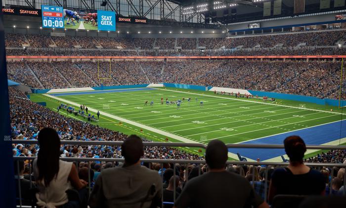 Ford Field - Section 112 Table 1 Seat View