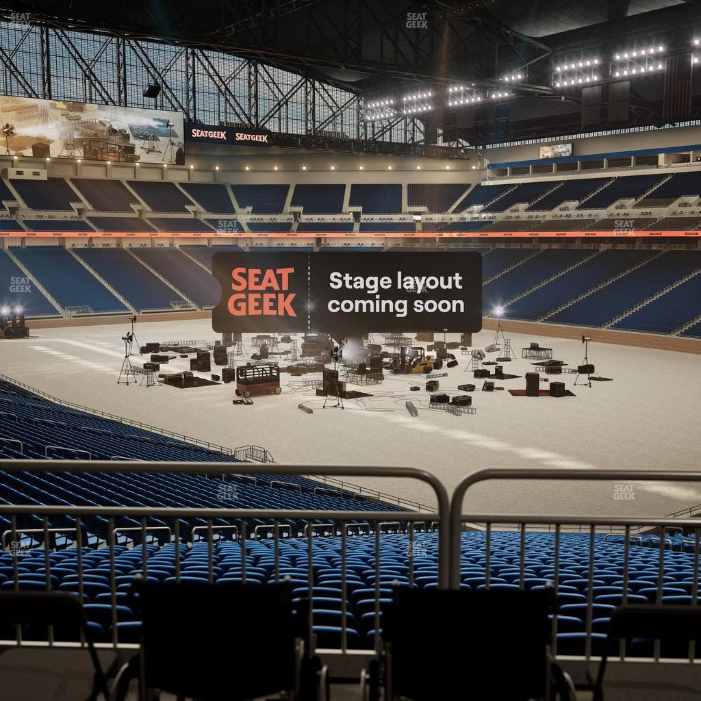 Ford Field - Section 112 Table 1 Seat View