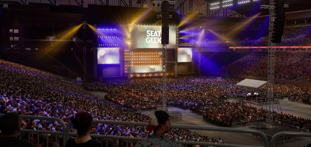 Ford Field - Section 112 Table 2 Seat View