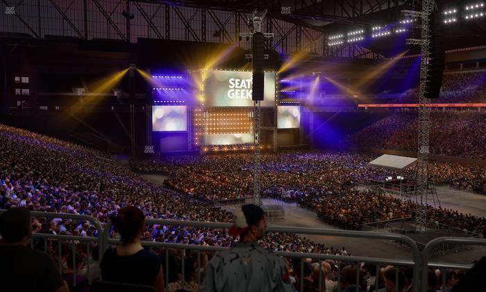 Ford Field - Section 112 Table 2 Seat View
