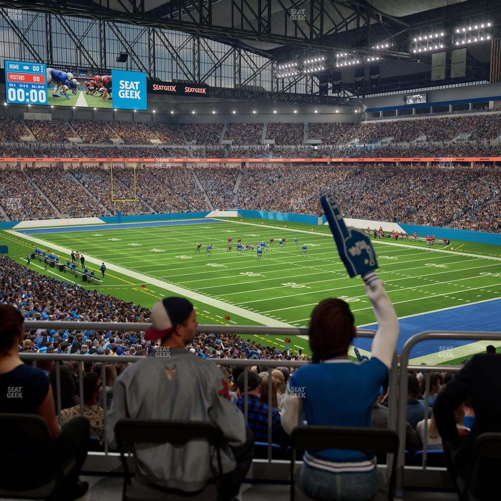 Ford Field - Section 112 Table 2 Seat View