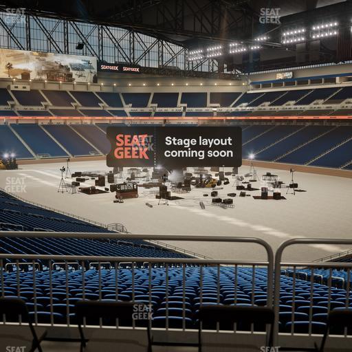 Ford Field - Section 112 Table 2 Seat View