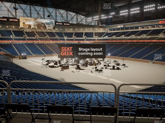 Ford Field - Section 112 Table 2 Seat View