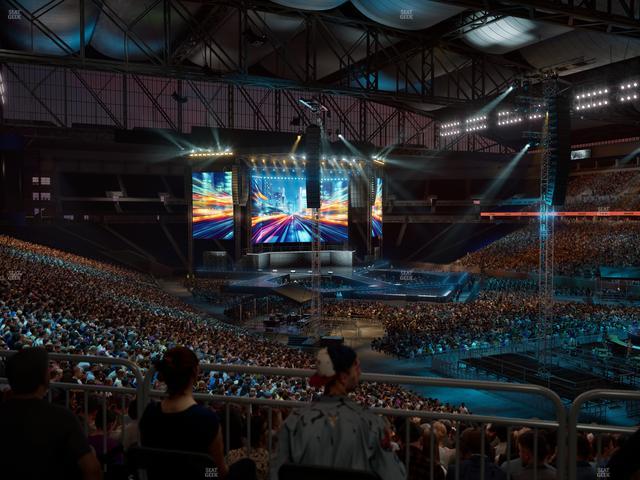 Ford Field - Section 112 Table 2 Seat View