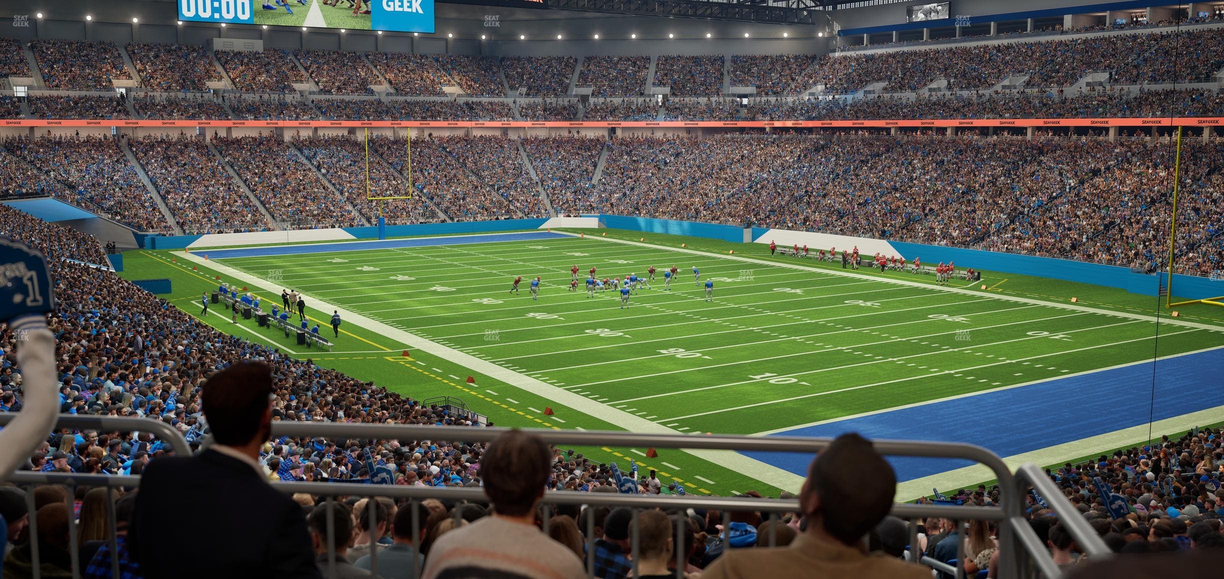 Ford Field - Section 112 Table 3 Seat View