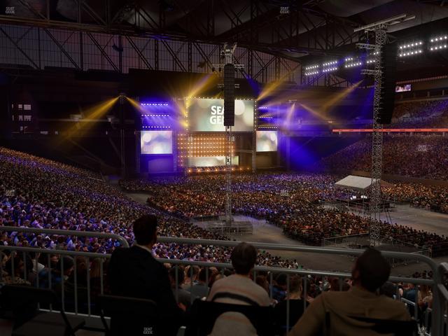 Ford Field - Section 112 Table 3 Seat View