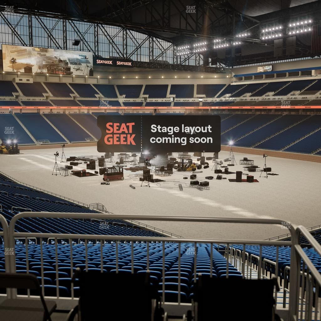 Ford Field - Section 112 Table 3 Seat View