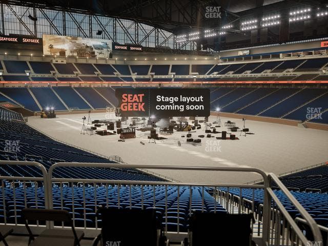 Ford Field - Section 112 Table 3 Seat View