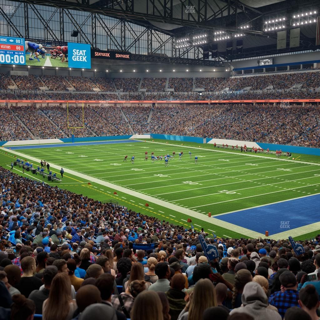 Ford Field - Section 112 Seat View