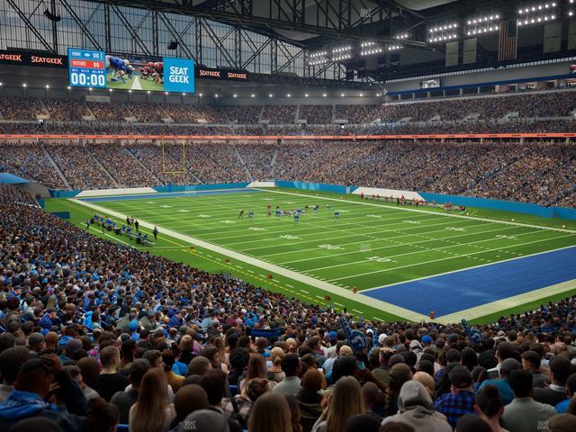 Ford Field - Section 112 Seat View
