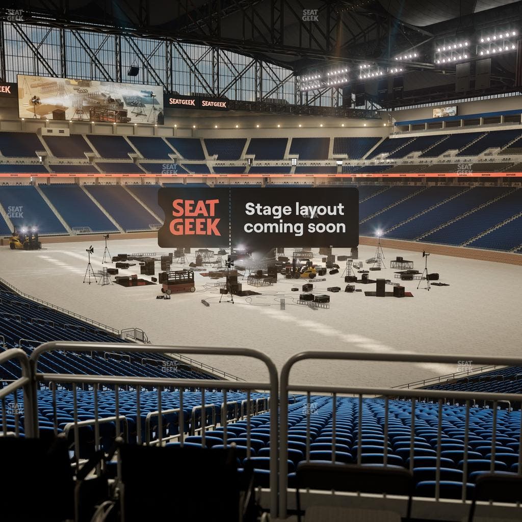 Ford Field - Section 113 Table 1 Seat View