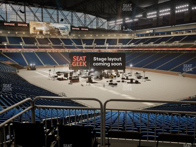 Ford Field - Section 113 Table 1 Seat View