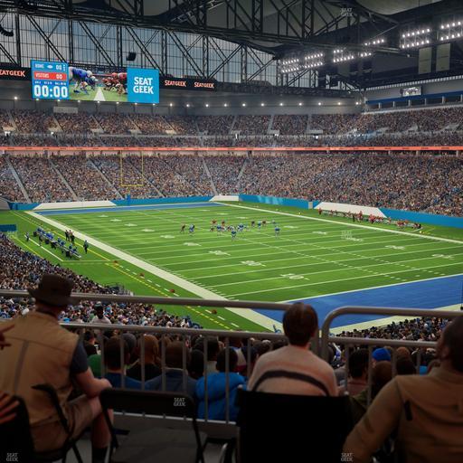 Ford Field - Section 113 Table 2 Seat View