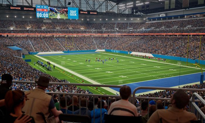 Ford Field - Section 113 Table 2 Seat View