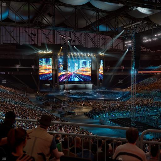 Ford Field - Section 113 Table 2 Seat View