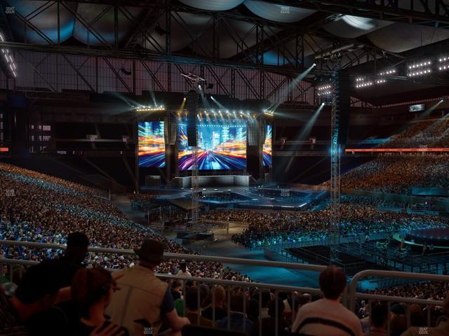 Ford Field - Section 113 Table 2 Seat View