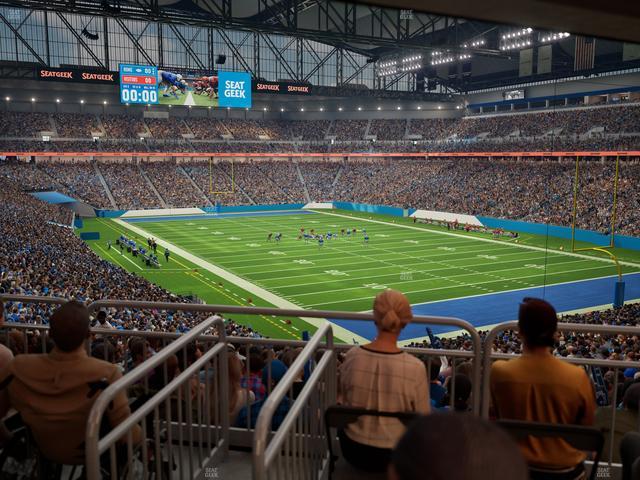 Ford Field - Section 113 Table 3 Seat View