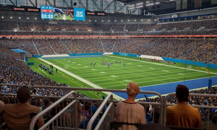 Ford Field - Section 113 Table 3 Seat View