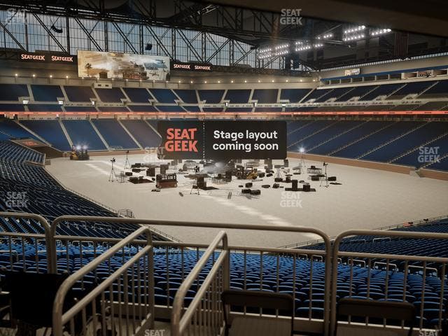 Ford Field - Section 113 Table 3 Seat View