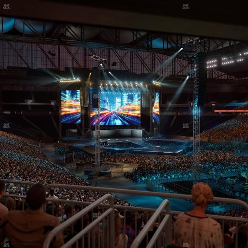 Ford Field - Section 113 Table 3 Seat View