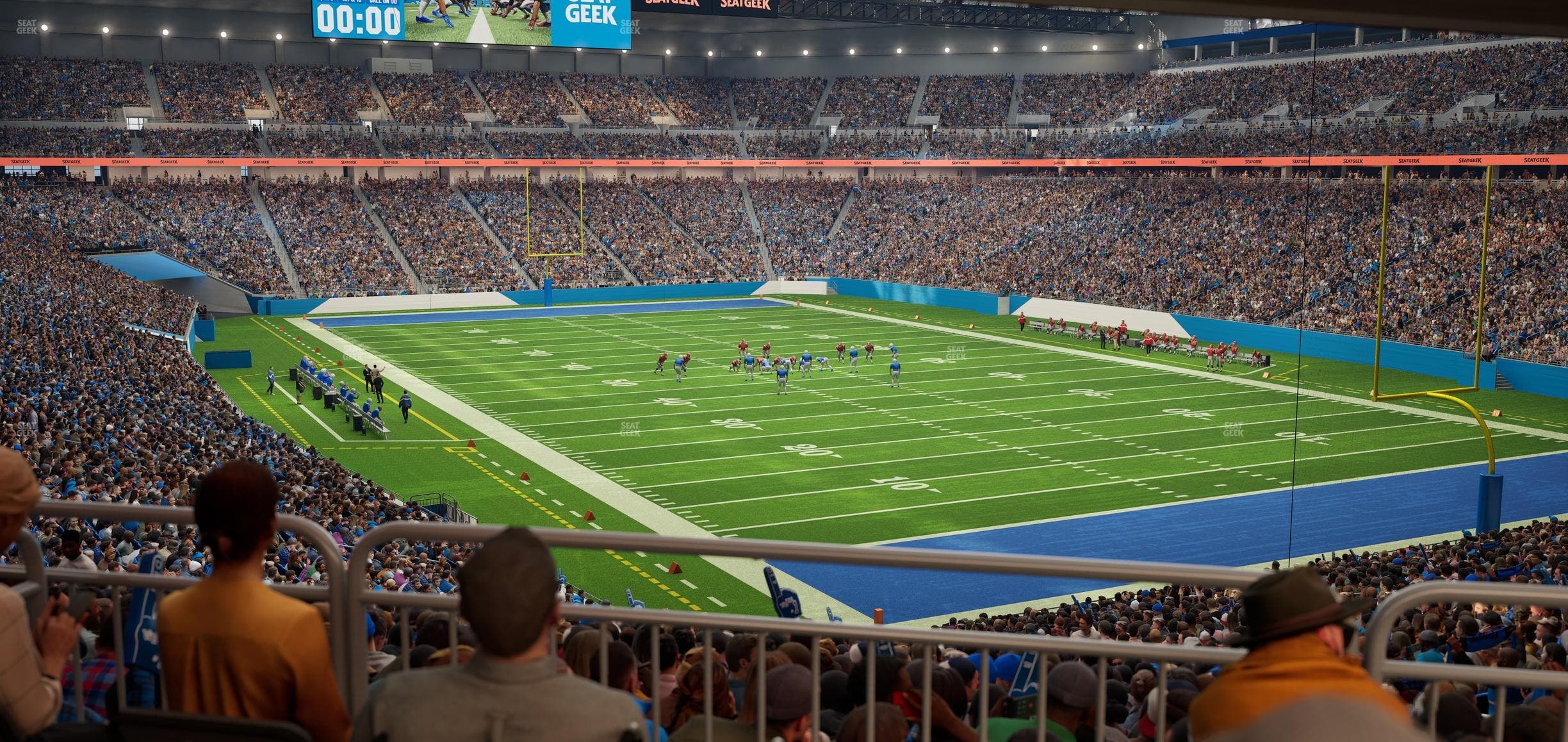 Ford Field - Section 113 Table 4 Seat View