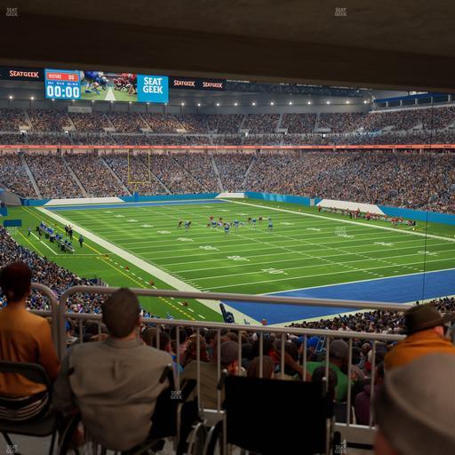 Ford Field - Section 113 Table 4 Seat View