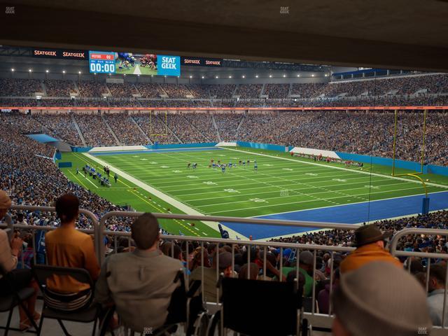 Ford Field - Section 113 Table 4 Seat View