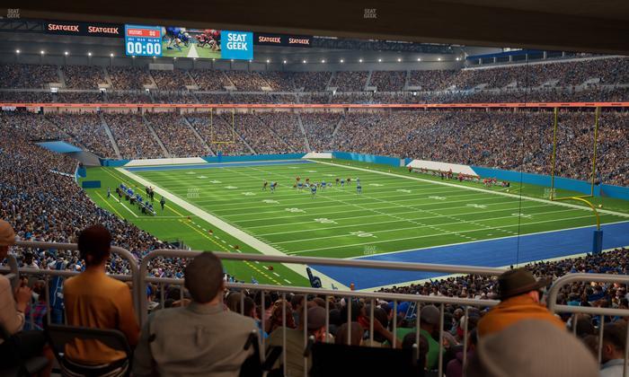 Ford Field - Section 113 Table 4 Seat View