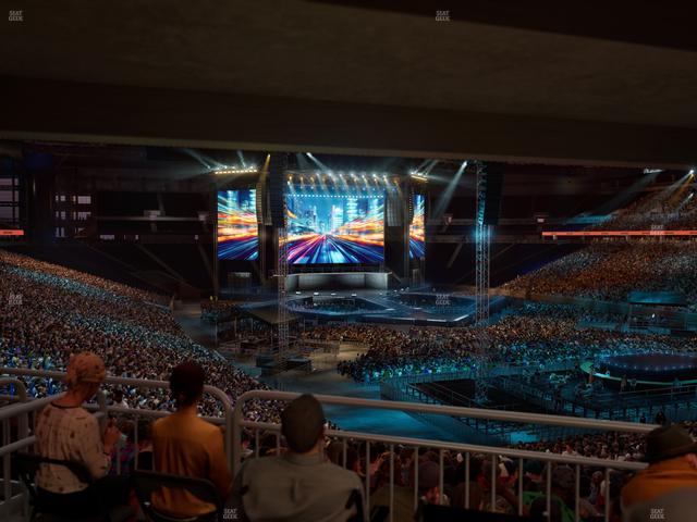 Ford Field - Section 113 Table 4 Seat View