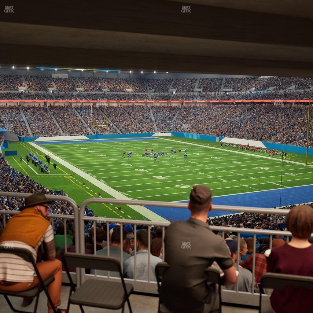 Ford Field - Section 113 Table 5 Seat View