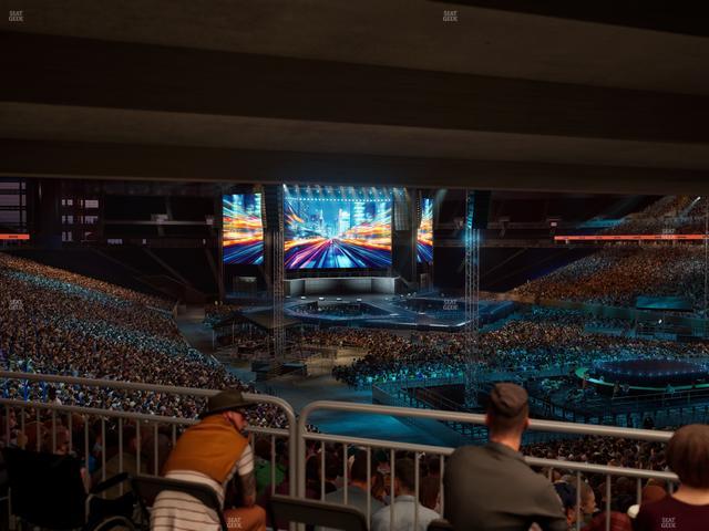 Ford Field - Section 113 Table 5 Seat View