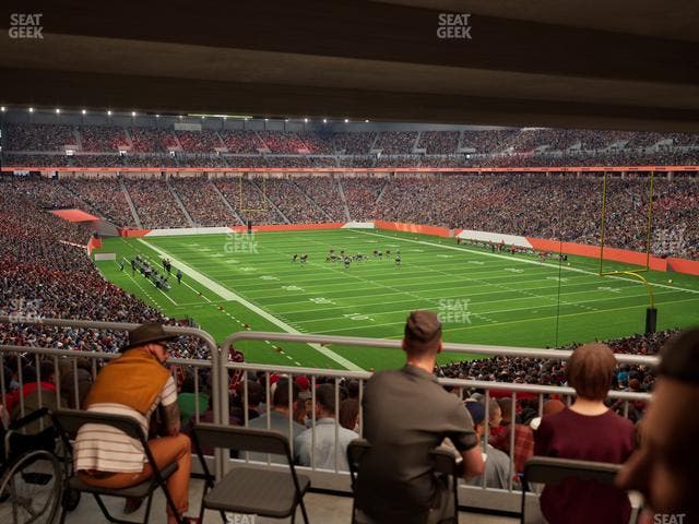 Ford Field - Section 113 Table 5 Seat View