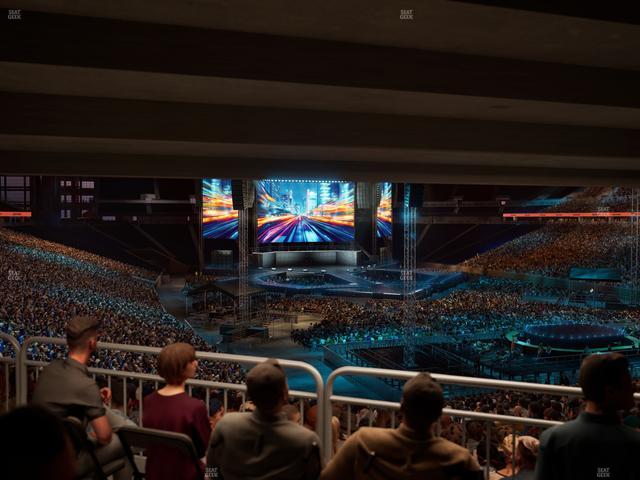 Ford Field - Section 113 Table 6 Seat View