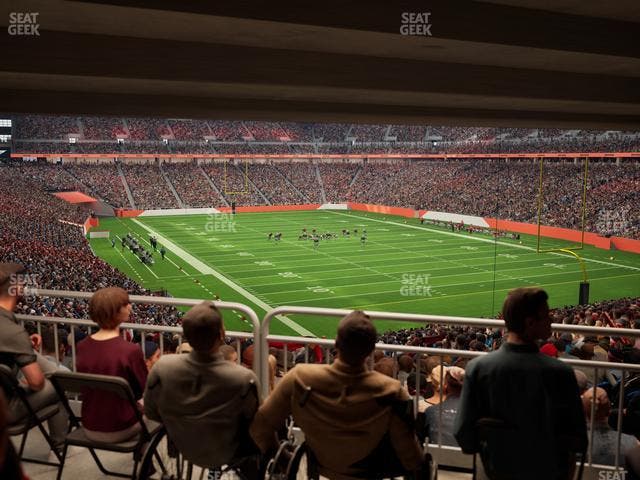 Ford Field - Section 113 Table 6 Seat View
