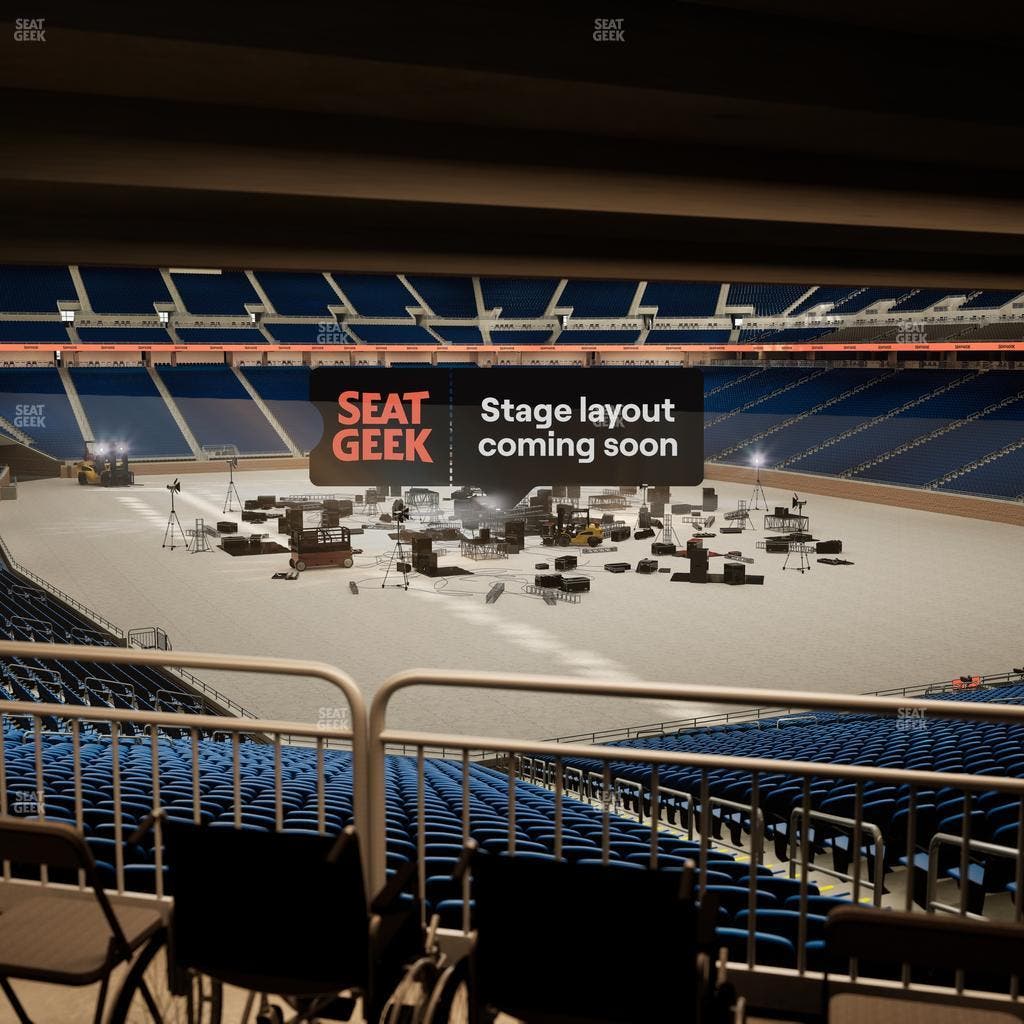 Ford Field - Section 113 Table 6 Seat View