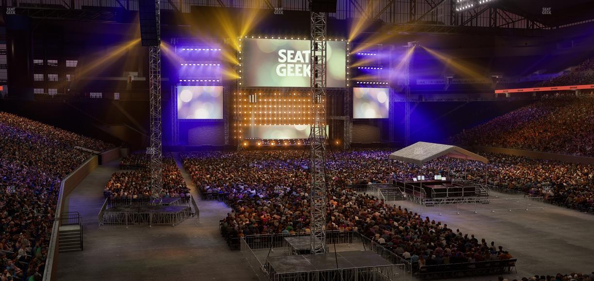Ford Field - Section 114 Seat View