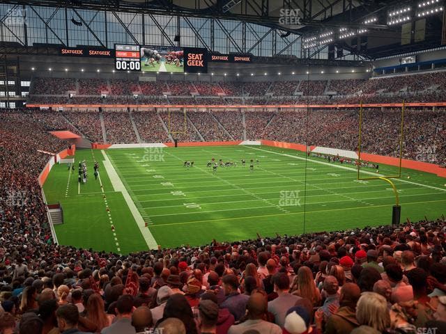 Ford Field - Section 114 Seat View