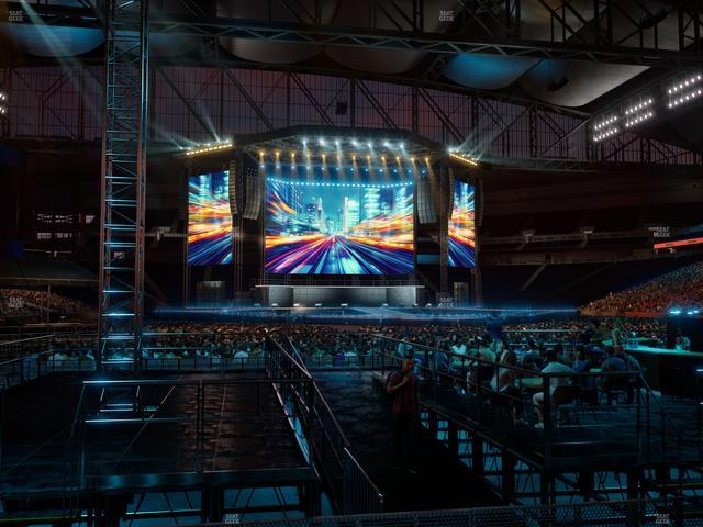 Ford Field - Section 115 Seat View